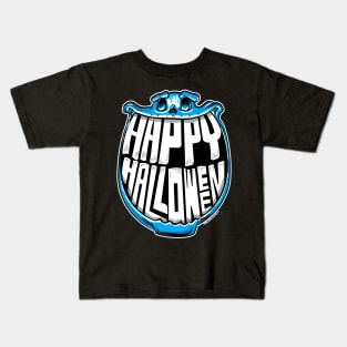 Happy Halloween Grin Skull Kids T-Shirt